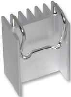 OHMITE WV-T247-101E Heat Sink, Square, PCB, 12 °C/W, TO-247, 23.4 mm, 32 mm, 16 mm