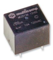 MULTICOMP PRO MC25138 General Purpose Relay, MC25 Series, Power, SPDT, 12 VDC, 10 A