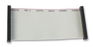 AMPHENOL COMMUNICATIONS SOLUTIONS FC14150-0 Ribbon Cable, IDC Receptacle to IDC Receptacle, 14 Ways, 5.91 ", 150 mm, 2.54 mm