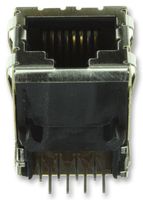 TE CONNECTIVITY - AMP 5406299-1 Modular Connector, RJ45 Jack, 1 x 1 (Port), 8P8C, Cat5, Through Hole Mount