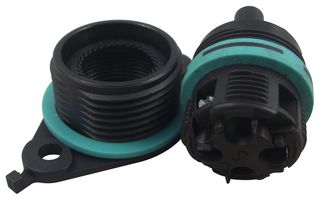 HYLEC THB.387.D3A Circular Connector, Sealed Circular Connector, TH387 Micro Teeplug Series, Panel Mount Receptacle