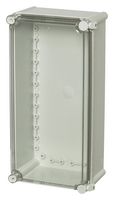 FIBOX PC 3819 13 T-2FSH ENCL. Plastic Enclosure, IK08 (Side) / IK09 (Front), DIN Rail, Polycarbonate, 130 mm, 188 mm, 378 mm