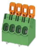 PHOENIX CONTACT 1792245 Wire-To-Board Terminal Block, 7.5 mm, 4 Ways, 24 AWG, 10 AWG, 6 mm², Push In Lock