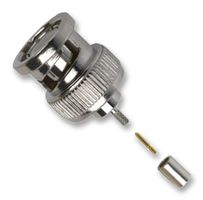 AMPHENOL RF 112516 RF / Coaxial Connector, BNC Coaxial, Straight Plug, Crimp, 50 ohm, RG178, RG196, Phosphor Bronze