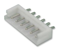 JST / JAPAN SOLDERLESS TERMINALS B6B-EH-A(LF)(SN) Pin Header, Wire-to-Board, 2.5 mm, 1 Rows, 6 Contacts, Through Hole, EH