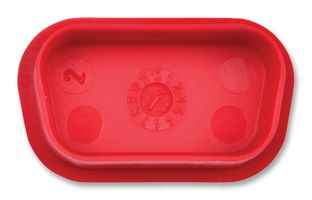 MOLEX / FCT 172704-0083 Dust Cap / Cover, DE, RED, Dust Cap, D Sub Plug Connectors, PE (Polyethylene) Body, 172704 Series