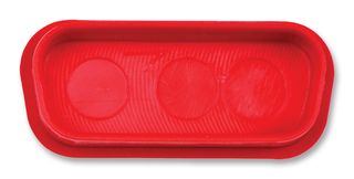 MOLEX / FCT 172704-0085 Dust Cap / Cover, DA, RED, Dust Cap, D Sub Plug Connectors, PE (Polyethylene) Body, 172704 Series