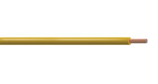 MULTICOMP PRO PP000487 Wire, Flexible, 2491X, H07V-K, PVC, Yellow, 30 x 0.24mm, 100 m