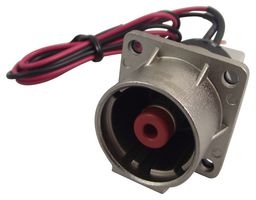 AMPHENOL INDUSTRIAL PL00W-301-10D8 Rectangular Power Connector, Panel Mount, 1 Contacts, PowerLok 300, Panel Mount, Busbar Screw