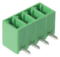 CAMDENBOSS CTB932HE/4 Terminal Block, Header, 3.81 mm, 4 Ways, Through Hole Right Angle