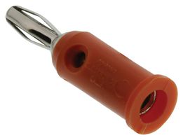 POMONA 1325-3 Do It Yourself Solderless Stackup Banana Plug, 10 per Package, Orange