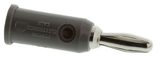 POMONA 1325-8 Do It Yourself Solderless Stackup Banana Plug, 10 per Package, Grey