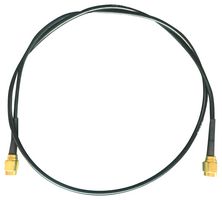 MULTICOMP PRO MC001053 RF / Coaxial Cable Assembly, RG174, 24 ", 610 mm, RG174, SMA Straight Plug, SMA Straight Plug