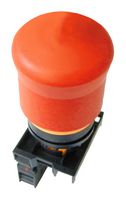 EATON MOELLER M22-PV/K01 Emergency Stop Switch, SPST-NC, Push-Pull, Screw