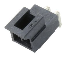 MOLEX 105313-1202 Pin Header, Right Angle, Wire-to-Board, 2.5 mm, 1 Rows, 2 Contacts, Through Hole Right Angle