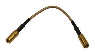 JOHNSON - CINCH CONNECTIVITY 415-0003-006 RF / Coaxial Cable Assembly, 6 ", 152 mm, RG316, SMB Straight Plug, SMB Straight Plug, 50 ohm