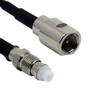 SIRETTA ASME500F058L13 RF / Coaxial Cable Assembly, 16.4 ft, 5 m, RG58, FME Plug, FME Socket, 50 ohm