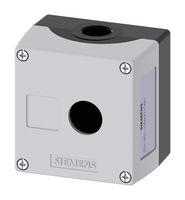 SIEMENS 3SU1851-0AA00-0AB1 ENCLOSURE, 1 COMMAND POINT, METAL, GRY