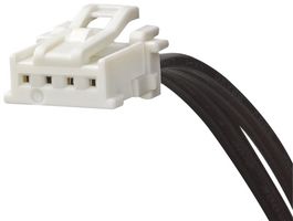 MOLEX 15136-0406 Cable Assembly, MicroClasp Receptacle to MicroClasp Receptacle, 4 Ways, 2 mm, 1 Row, 600 mm