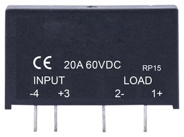MULTICOMP PRO MCKSL60D20-L Solid State Relay, 20 A, 60 VDC, Through Hole, Solder