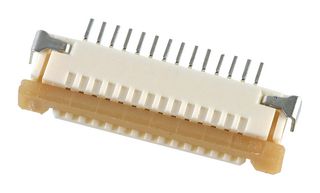 MOLEX 52207-2060 FFC / FPC Board Connector, 1 mm, 20 Contacts, Easy-On 52207 Series, Solder, Top, 1 Row