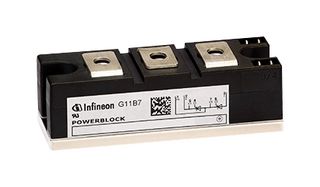 INFINEON TD162N16KOFHPSA1 Thyristor Module, Series Connected , 260 A, 1.6 kV