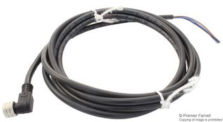 MOLEX 120027-0152 Sensor Cable, BRAD, 90° Nano-Change Receptacle, Free End, 4 Positions, 2 m, 6.56 ft