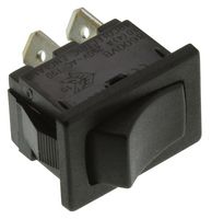 ARCOLECTRIC / BULGIN LIMITED H8600VBBB Rocker Switch, On-Off, SPST, Non Illuminated, Panel Mount, Black, 8600 Series