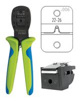 RENNSTEIG 616 006 3 1 Crimp Tool, Hand, FCI Mini-PV Series 48234-002 26-22AWG Socket Contacts