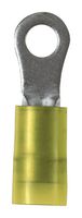 PANDUIT PN12-14HDR-D Ring Tongue Terminal, M6, 1/4", 12 AWG, 4 mm², PN-HDR, Yellow