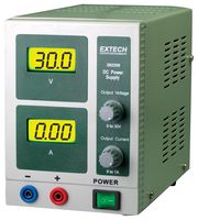 EXTECH INSTRUMENTS 382200 Bench Power Supply, Adjustable, 1 Output, 0 V, 30 V, 0 A, 1 A