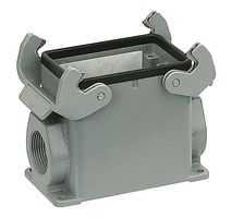 HARTING 19200320272 Heavy Duty Connector, M32, Base, Panel Mount, Aluminium Body, 2 Lever, 32A