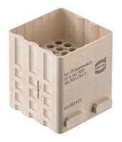 HARTING 09140423001 Heavy Duty Connector, Han-Modular, Module, 42 Contacts, Plug, Crimp Pin - Contacts Not Supplied