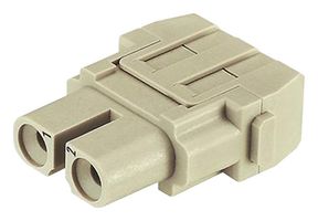 HARTING 09140023102 Heavy Duty Connector, Han-Modular, Module, 2 Contacts, Receptacle