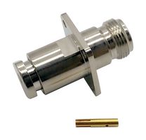 MULTICOMP PRO MC002128 RF / Coaxial Connector, N Coaxial, Straight Flanged Jack, Solder, 50 ohm, Bronze