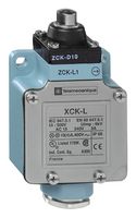 TELEMECANIQUE SENSORS XCKL110H7 Limit Switch, Plunger, SPST-NO, SPST-NC, 3 A, 240 V, 45 N, OsiSense XC Series