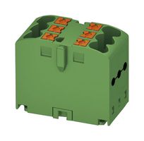 PHOENIX CONTACT 3273272 Panel Mount Barrier Terminal Block, 24 A, 500 V, 6 Pole, 3, Push In, 12 AWG