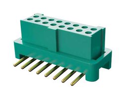 HARWIN G125-FS11605L0P PCB Receptacle, Black / Green, Wire-to-Board, 1.25 mm, 2 Rows, 16 Contacts, Surface Mount