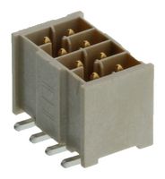 SAMTEC IPL1-104-02-L-D-K Pin Header, Wire-to-Board, 2.54 mm, 2 Rows, 8 Contacts, Surface Mount, Mini Mate IPL1