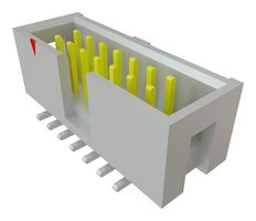 SAMTEC HTST-107-01-L-DV Pin Header, Wire-to-Board, 2.54 mm, 2 Rows, 14 Contacts, Surface Mount, HTST Series