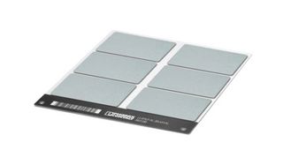 PHOENIX CONTACT 0831585 Label, Device Marker, Identification, 54mm H x 86mm W, Aluminium, Aluminium, 6