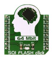 MIKROELEKTRONIKA MIKROE-2828 Add-On Board, SQI Flash Click Board, mikroBUS Connector