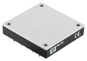 XP POWER RDL100110S15 Isolated Through Hole DC/DC Converter, Railway, Half Brick, 2:1, 100 W, 1 Output, 15 V