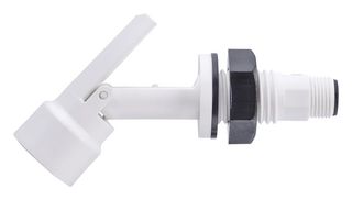 SENSATA / CYNERGY3 LLF48HFP Float Switch, LLF40 Series, Horizontal, Internal Fitting, Polypropylene, 100 VA, M12 Connector