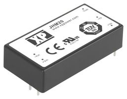 XP POWER JHM2012D12 Isolated Through Hole DC/DC Converter, Medical, DIP, 2:1, 20 W, 2 Output, 12 V