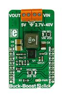 MIKROELEKTRONIKA MIKROE-2963 Add-On Board, Buck-Boost 2 Click Board, DC/DC Buck/Boost Converter, 5V, 2A Out, MikroBUS