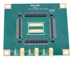 ONSEMI ARRAYJ-BOB3-64P-GEVK Evaluation Board, SensL ArrayJ-300xx Silicon Photomultiplier (SiPM), 8 x 8, Signal Breakout Board