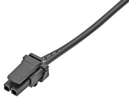 MOLEX 145132-0210 Cable Assembly, Micro-Fit TPA Receptacle to Micro-Fit TPA Receptacle, 2 Ways, 3 mm, 1 Row, 1 m