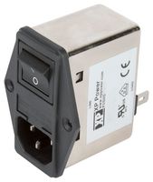 XP POWER FGSMA04BFR Filtered IEC Power Entry Module, Medical, IEC C14, Medical, 4 A, 230 VAC, 2-Pole Switch
