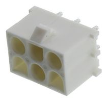 MOLEX 43255-0083 Pin Header, Wire-to-Board, 6.35 mm, 2 Rows, 6 Contacts, Through Hole Straight, MLX 43255 Series